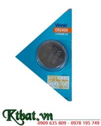 Vinnic CR2450, Pin 3V lithium Vinnic CR2450 (550mAh) chính hãng