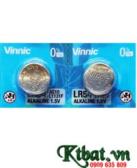 Vinnic L1131F /AG10, Pin cúc áo 1.5v VINNIC L1131F, LR54, AG10, LR54, LR1130 Alkaline chính hãng
