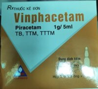 Vinphacetam 1g/5ml(Piracetam 1g) H/10 ống