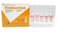 Vinphacetam (Piracetam 1g/5ml) Vĩnh Phúc – Điều trị các bệnh do tổn thương não (Hộp 2 vỉ x 5 ống x 5ml)