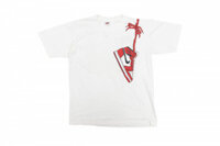 Vintage 90s Nike Air Jordan 1 HIgh Chicago Tee White