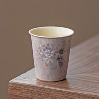 Vintage Gốm Trà Cốc Gốm Sứ Không Tay Cầm Trà Matcha Trà Xanh Latte Cốc Dành Cho Nữ