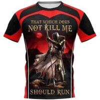 Vintage Hiệp Sĩ Dòng Đền Áo Cho Nam 3d In Hình Nam Hiệp Sĩ Áo Thun Quá Khổ Tay Ngắn Samurai Áo Tee Áo Người