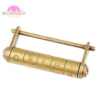 Vintage Kết Hợp Khóa Bảng Chữ Cái Kết Hợp Khóa Hộp Trang Sức Ổ Khóa Thích Hợp Cho Ngăn Kéo Vali Bằng Gỗ