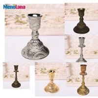 Vintage Kim Loại Trang Trí Đám Cưới Nến Cốc Đèn Lồng Đứng Candelabra 01