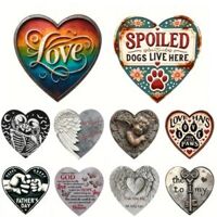 Vintage Tình Yêu Kim Loại Tín Hình Trái Tim Mảng Bám Phong Cách Cổ Điển Tấm Trang Trí Cho Người Động Nhà Để Xe Thanh Nhà Khách Sạn Cafe Trang Trí Treo Tường