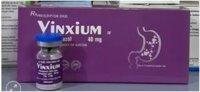 Vinxium 40mg – Thuốc tiêm Esomeprazol điều trị viêm loét dạ dày, trào ngược dạ dày thực quản | Vinphaco hộp 10 lọ