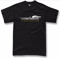 Vinyl Master Mens T Shirt Vintage Retro Music Disco Party Dj Tshirt Oversize 100% Cotton Sportswear Tee Ideal Birthday Gift