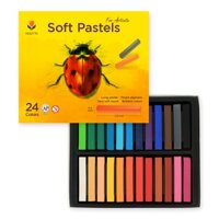 VIOLLETO Pastel mềm không độc hại (24 màu) sản xuất tại Hàn Quốc / Pastel bánh Crayon / Các sản phẩm mỹ thuật / Pastel Chalk / Paint set / Pastel ngắn / Pastel