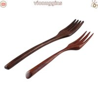 Vionuggins 8 Nĩa Gỗ, Nĩa Ăn Salad Có Thể Tái Sử Dụng Thân Thiện Với Môi Trường, Gỗ Tự Nhiên Chất Lượng Cao Phong Cách Nhật Bản Bộ Đồ Ăn Bằng Gỗ Handmade Series Nhà Bếp