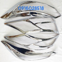 Vios - Ốp Viền đèn pha +hậu + ốp đèn gầm trước và sau từ đời VIOS 2014-2018 op den cản