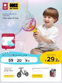 [VIP] Bctoys Máy bong bóng cầm tay thổi bong bóng súng nước điện ngoài trời đồ chơi Ngày Trẻ Em qu