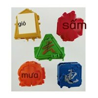 [VIP] Biến đổi Nhân vật Trung Quốc gió, mưa, sấm sét và đám mây chớp năm mảnh biến hình quái thú t