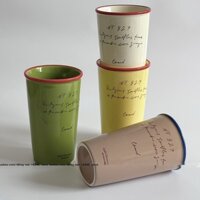 [VIP] Blogger Hàn Quốc có chiếc cốc giấy cầm tay hình chữ cái cổ điển bằng gốm cao cấp tương tự nh