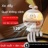 [VIP] Đèn đuổi muỗi xe đẩy lắc đầu quạt sạc không cánh im lặng bạch tuộc xe đẩy em bé kẹp để bàn q