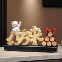 [VIP] Đồ trang trí mèo may mắn từ mọi hướng, quà khai trương cửa hàng, quầy lễ tân văn phòng, sảnh