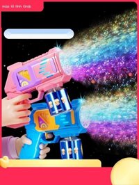 [VIP] Máy Thổi Bong Bóng Súng Gatling Cầm Tay Cho Trẻ Em Đám Cưới 2024 Mẫu Hot Đồ Chơi Điện Hoàn T