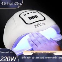 [VIP] Móng tay trị liệu bằng đèn LED nướng đèn nhanh khô sơn móng tay không có tay màu đen đèn máy