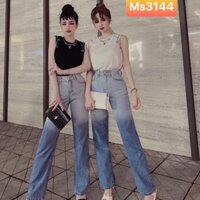 VIP SALE CỰC HOT - Quần baggy jean, quần bò baggy ống rộng lưng cao phối màu, phai màu - Ảnh thật UrBrand.Store