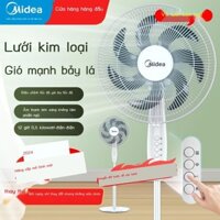[VIP] 【Siêu4Hàng Ngàn Khách Hàng Lặp Lại】Quạt điện Midea, quạt sàn, quạt gió lớn, cơ khí, xoay dọc