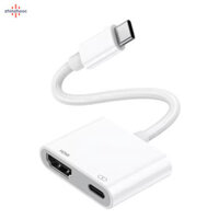 Vip USB C Sang Bộ Chuyển Đổi Cổng Đa Phương Tiện Độ Nét Cao Tương Thích Cho IPhone 15 Loại C Kỹ Thuật Số AV 4K Kết Nối Màn Hình