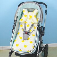 [VIP] Xe đẩy em bé đệm ghế cotton nguyên chất thảm cotton nguyên chất xe đẩy ấm đệm lót ghế ăn cho
