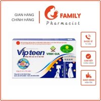 Vipteen 20 viên - Tăng chiều cao vượt trội, xương răng chắc khoẻ, trí não thông minh