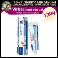 Virbac NUTRI PLUS GEL Bổ sung dinh dưỡng cao cấp từ Pháp cho chó mèo 120g