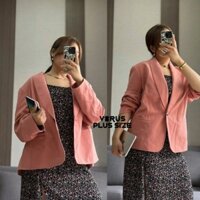 [virusplussize]Áo BLAZER KASPER xuất xịn bigsize (ngoc9)