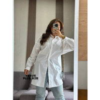 [virusplussize]Áo somi Sprit dáng dài xuất xịn BigSize🌼(esprits4t)