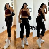 [virusplussize]Quần dù lửng Spris hàng dư xịn