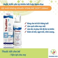 VISALINE SOFT xịt mũi nano bạc kháng khuẩn