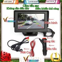 [ViSmart] Camera cặp lề, Cam lùi cho xe hơi không khoan đục, không đấu dây, điều khiến thủ công cắm trực tiếp cổng tẩu