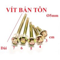Vít bắn tôn tự khoang sắt xi kẽm hộp 200 con