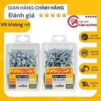 Vít bắt tường, bê tông Unika đầu bằng mã F (không cần nở nhựa)