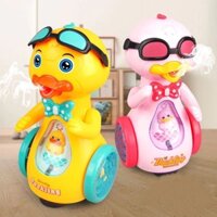 Vịt Đeo Kính Siêu Đáng Yêu – Đồ Chơi Phát Nhạc, Chạy Pin, Giúp Bé Vui Chơi Thích Thú
