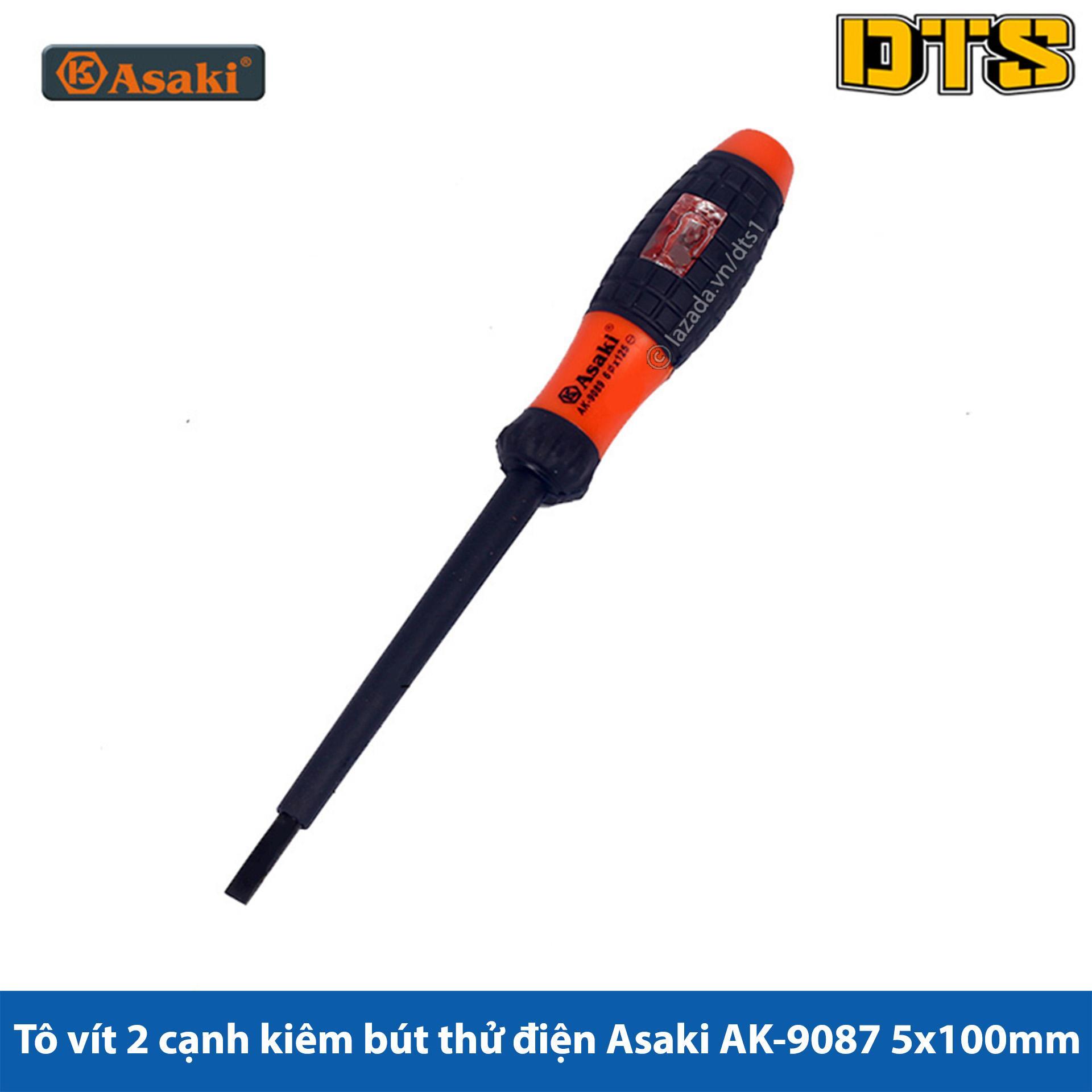 Vít dẹp cách điện và thử điện Asaki AK-9087