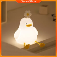 Vịt Led Đèn Ngủ USB Sạc Đèn Ngủ Đèn Silicon Cảm Ứng Công Tắc Trẻ Em Kid Trang Trí Phòng Ngủ Quà Tặng Sinh Nhật