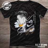V.I.T STORE - Áo thun ngắn tay hoa cúc PEACEMINUSONE GDragon - Áo thun unisex tay ngắn form rộng vải cotton - Full size