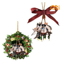 Vịt WARKUL Trang Trí Giáng Sinh Bằng Gỗ Vịt Trang Trí Mộc Mạc Xmas Cây Trang Trí Quà Tặng Cho Người Yêu Thiên Nhiên Ngoài Trời Người Hâm Mộ