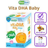 Vita DHA Baby Drops 30ml 💥HÀNG CHÍNH HÃNG💥 bổ sung DHA, D3 cho trẻ sơ sinh và trẻ nhỏ