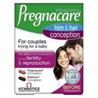 Vitabiotics Pregnacare Him and Her Conception - 60 Viên