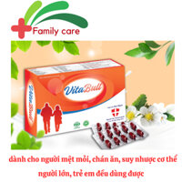 Vitabull - Bổ sung Hồng Sâm, Linh Chi, Yến Sào, Nhung Hươu, Sữa Ong Chúa tăng cường đề kháng và ăn ngon cho người lớn