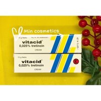 Vitacid 0.025% kem giảm mụn Tretinoin