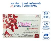 VITAFOL NANO WITH OMEGA 3 sắt chiết xuất từ thực vật ,giúp tăng cường hấp thu ,thân thiện đường tiêu hóa .