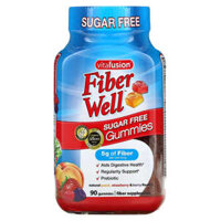 VitaFusion Fiber Well Peach Strawberry Berry 90 Gummies