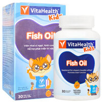 VitaHealth Kids Fish Oil, hỗ trợ cung cấp DHA (Omega 3) từ dầu cá