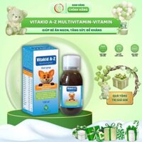 Vitakid A-Z Multivitamin-Vitamin tổng hợp vị chuối 150ml giúp bé ăn ngon, tăng sức đề kháng