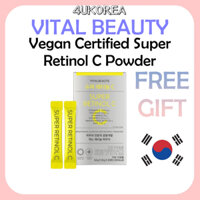 Vital BEAUTY Vegan Certified Super Retinol C Powder 1.8g * 30 gói / Bột rạng rỡ / K-BEAUTY