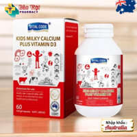 Vital Code Kids Milky Calcium plus Vitamin D3 60 viên